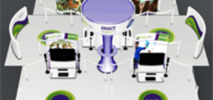 Der MS Xbox360 Kinect Stand